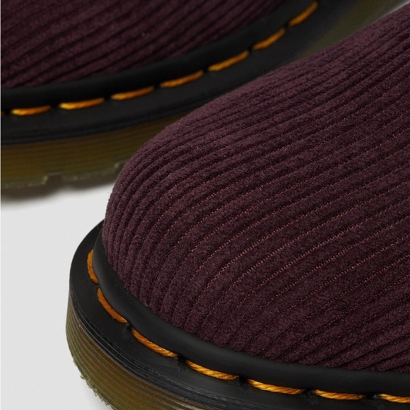 NIB Dr. Martens Burgundy Corduroy Loafers - Picture 9 of 9